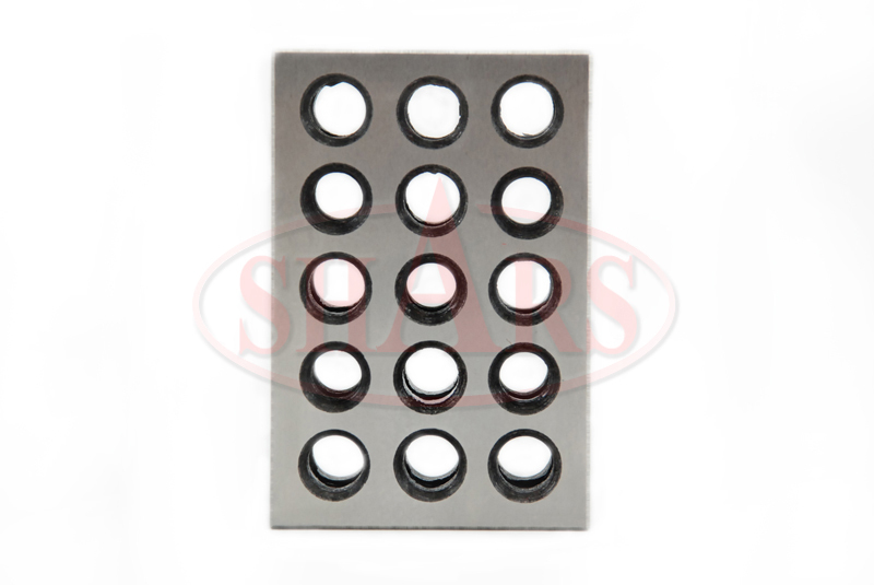 SHARS 2 MATCHED PAIRS 4 PCS PRECISION 123 1-2-3 BLOCKS BLOCK 23 HOLES .0002″ P]