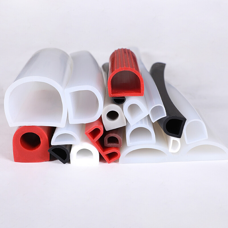 Adhesive D-Shaped Seal Strip – for Cabinet/Door Soundproofing | Silicone