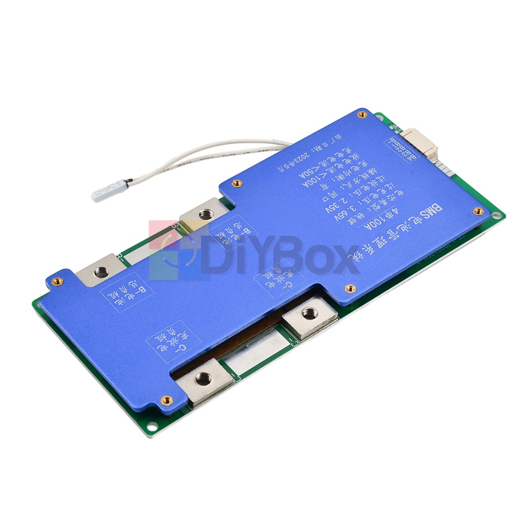 4S 14.6V / 8S 24V 100A BMS LiFePO4 Battery Balance Charge Protection Board New