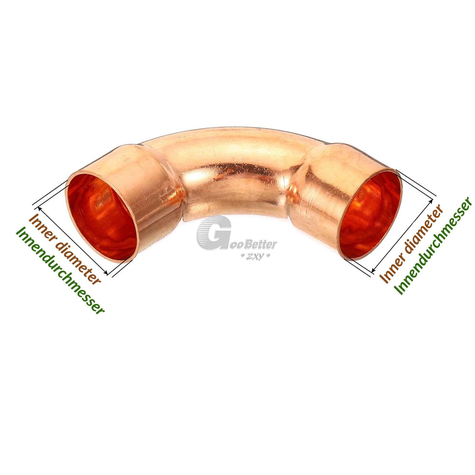 10mm to 108mm IG Copper End Feed Pipe Fittings,Coupler,90 degree Elbow