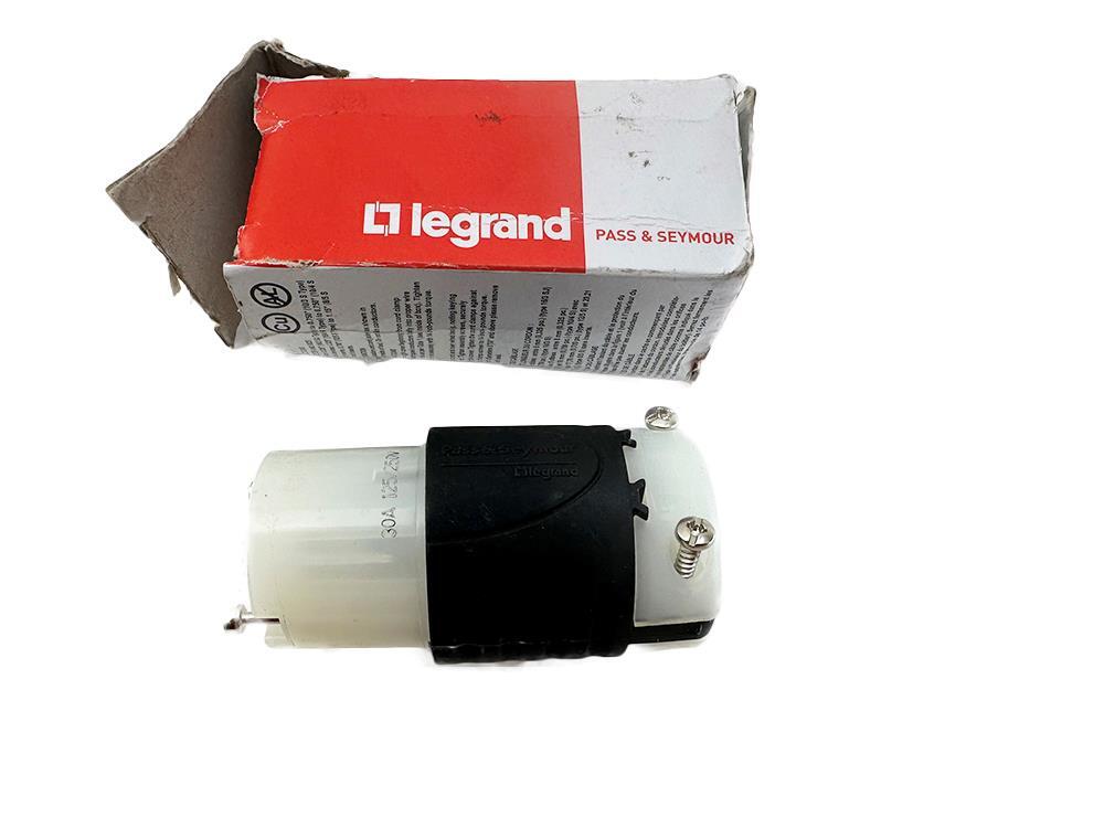 Pass & Seymour Turnlok Connector 30A, 125/250V 3P 4W L1430-C NEW FREE FAST SHIP