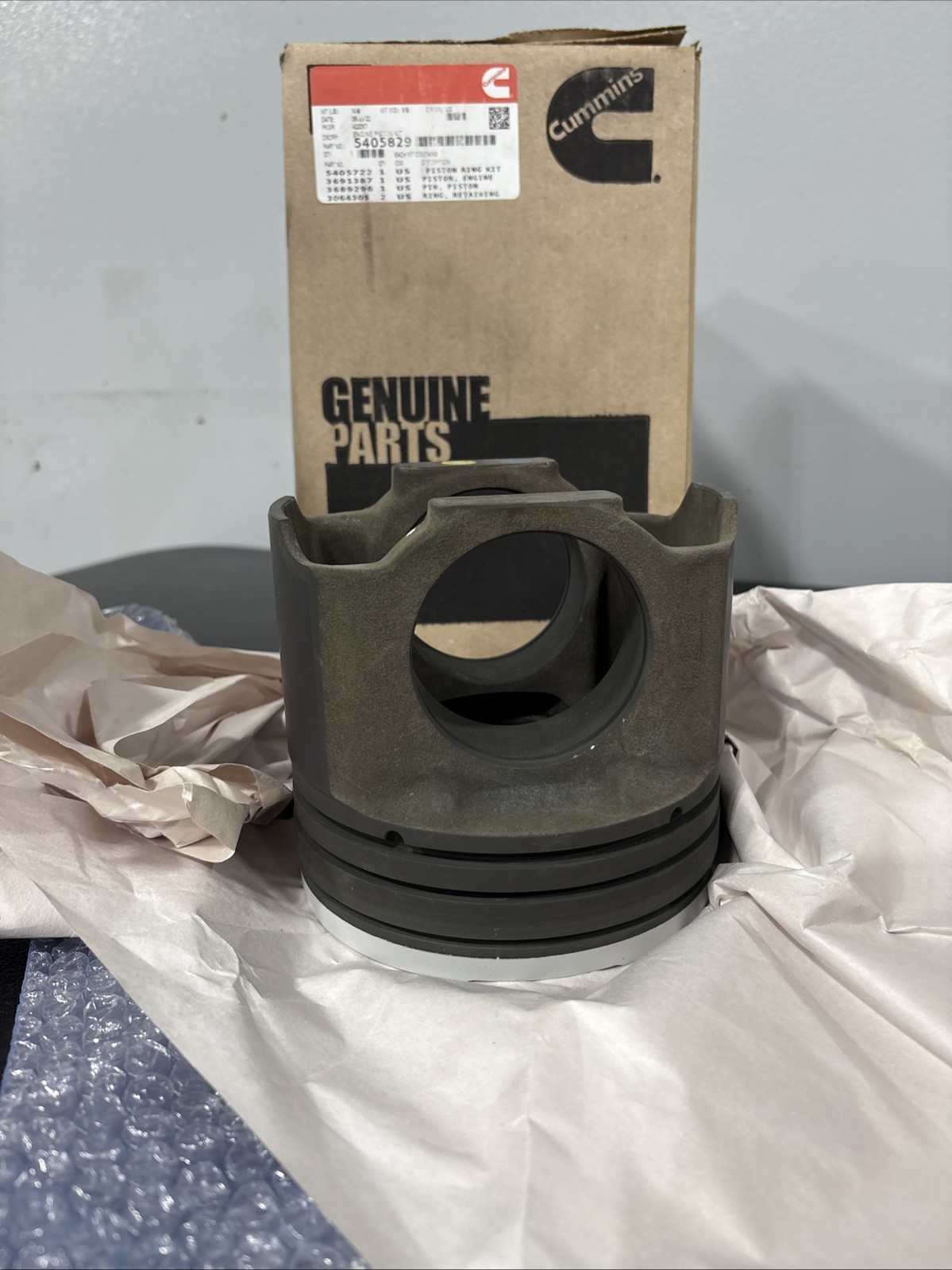 Genuine Cummins 5405829 Engine Piston Kit X15 ISX15 QSX15 OEM NEW