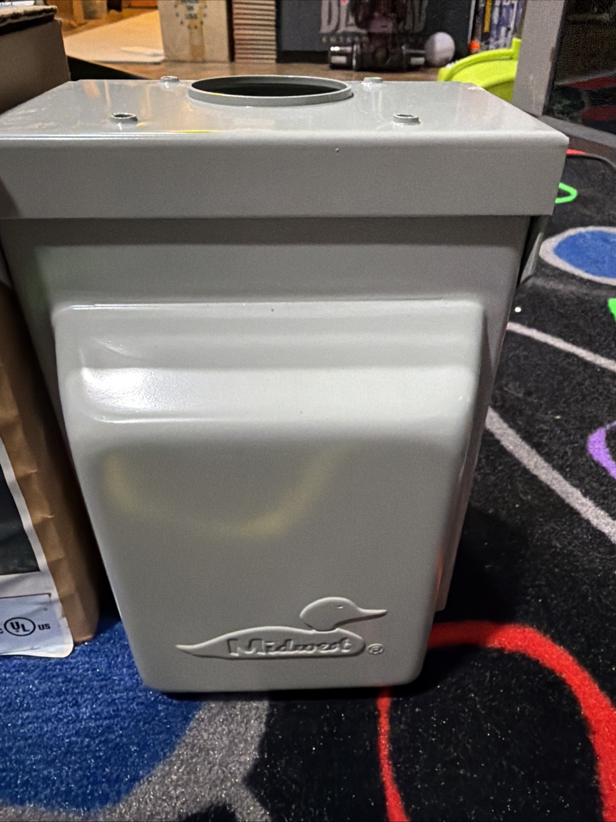 Midwest Outdoor Waterproof Power Outlet 50A 120/240V Gray U054P