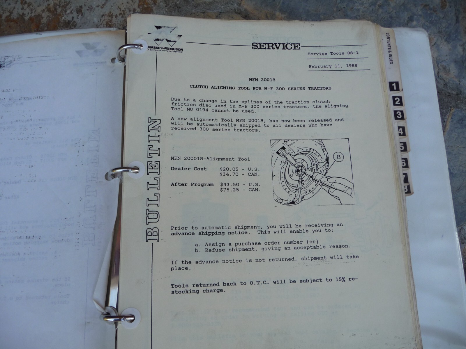 Massey Ferguson Service Tools and Equipment Catalog