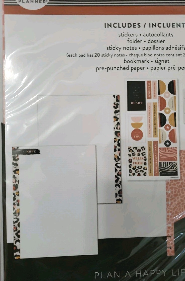 The Happy Planner Modern Wild Planner Accessories & Pen Case Pouch Small Bundle