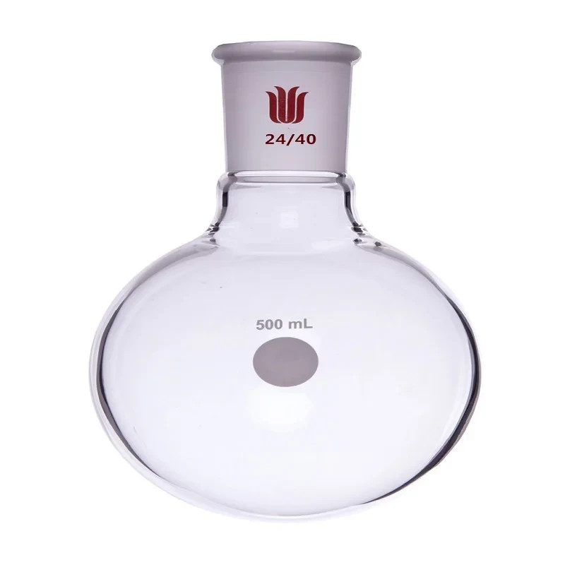 Single Neck Round Bottom Flask 25-5000ml 24/40 Borosilicate Glass