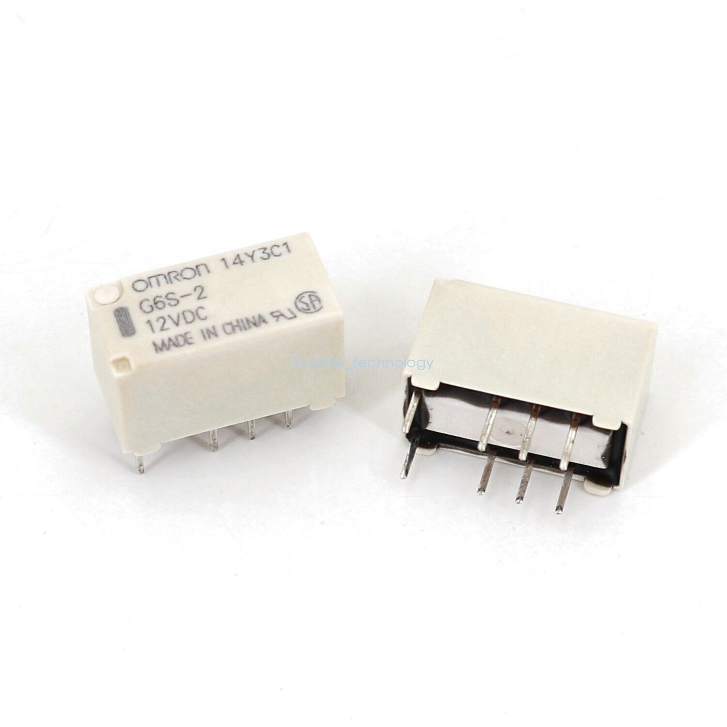 10PCS Omron G6S-2 DC12V 8-Pin DPDT PCB Mount Mini Signal Relay Fast Ship