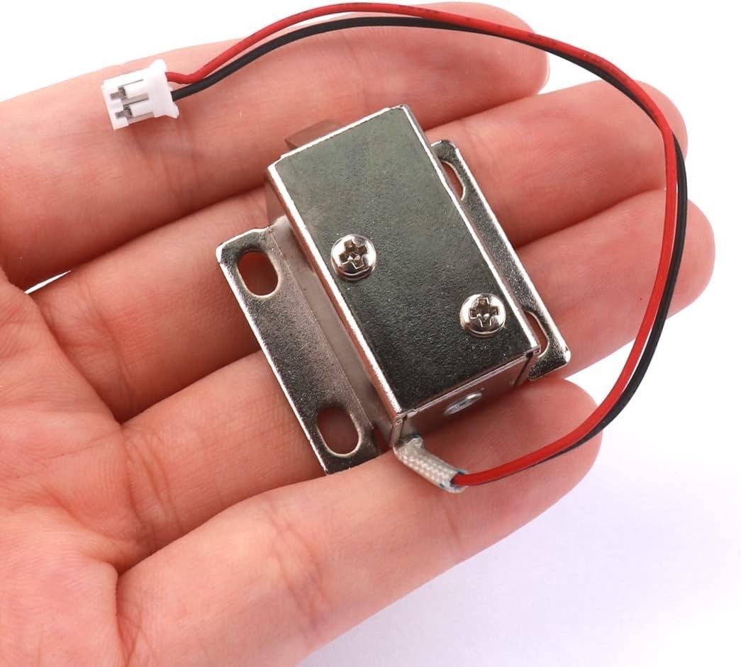 Slim 12V Electromagnetic Magnetic Lock for Secure Cabinets & Fire Doors