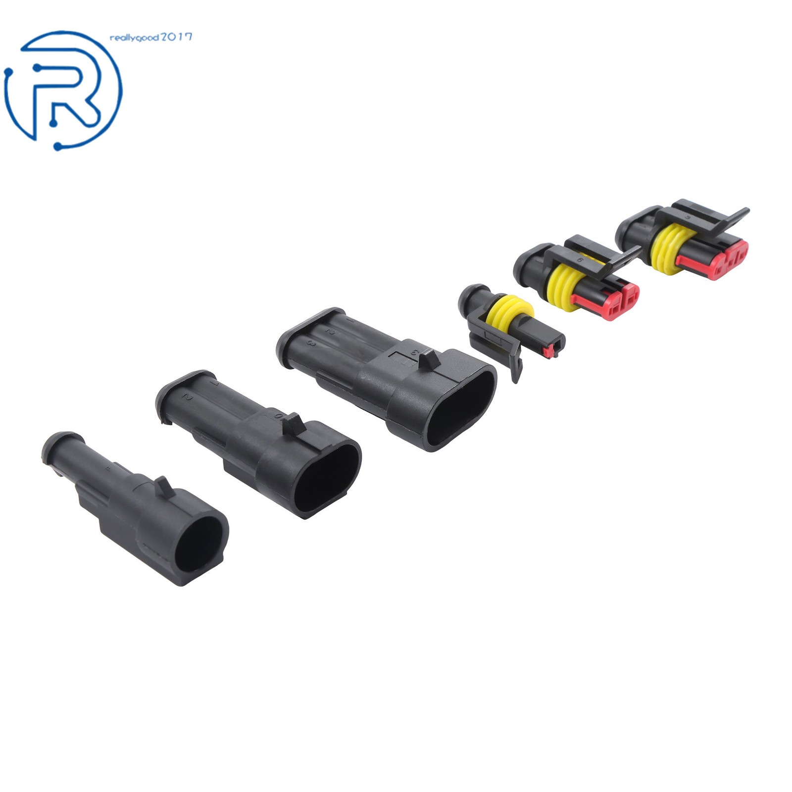 800Pcs Automotive Electrical Wire Connectors Plug Kit W/Tool 1/2/3/4/5/6 Pin