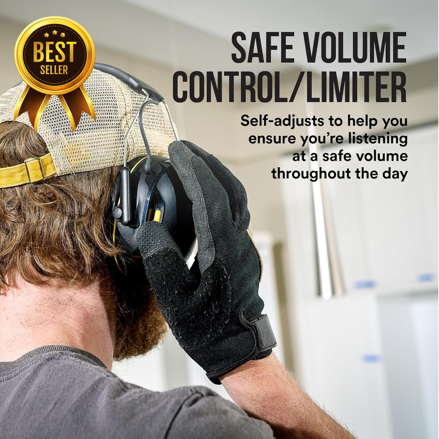 3M Worktunes Connect Bluetooth Hearing Protection Earmuffs 26dB Noise Reduction