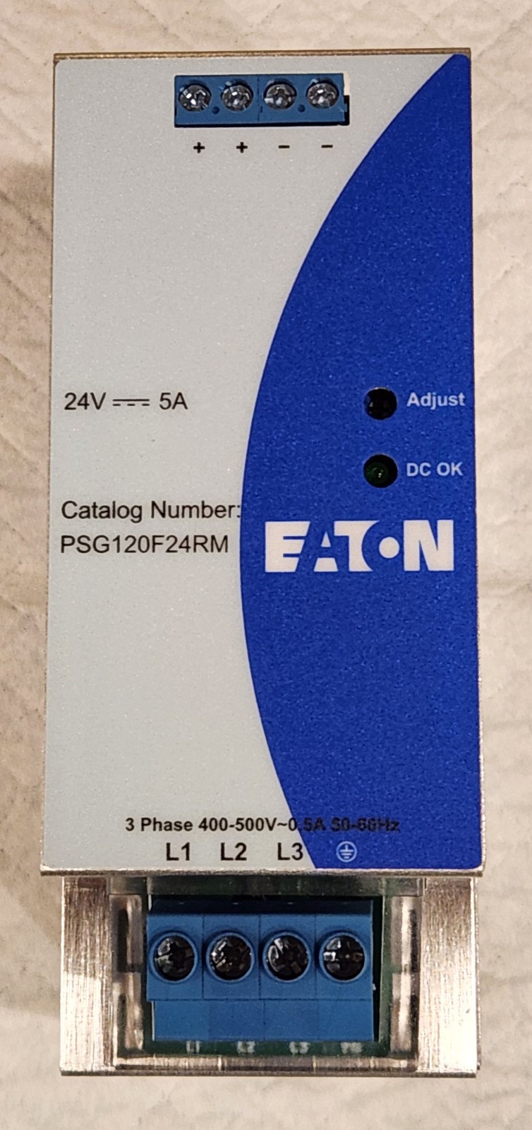 Eaton PSG120F24RM-A4 24V DC Power Supply, 400-500 Vac 3 Phase