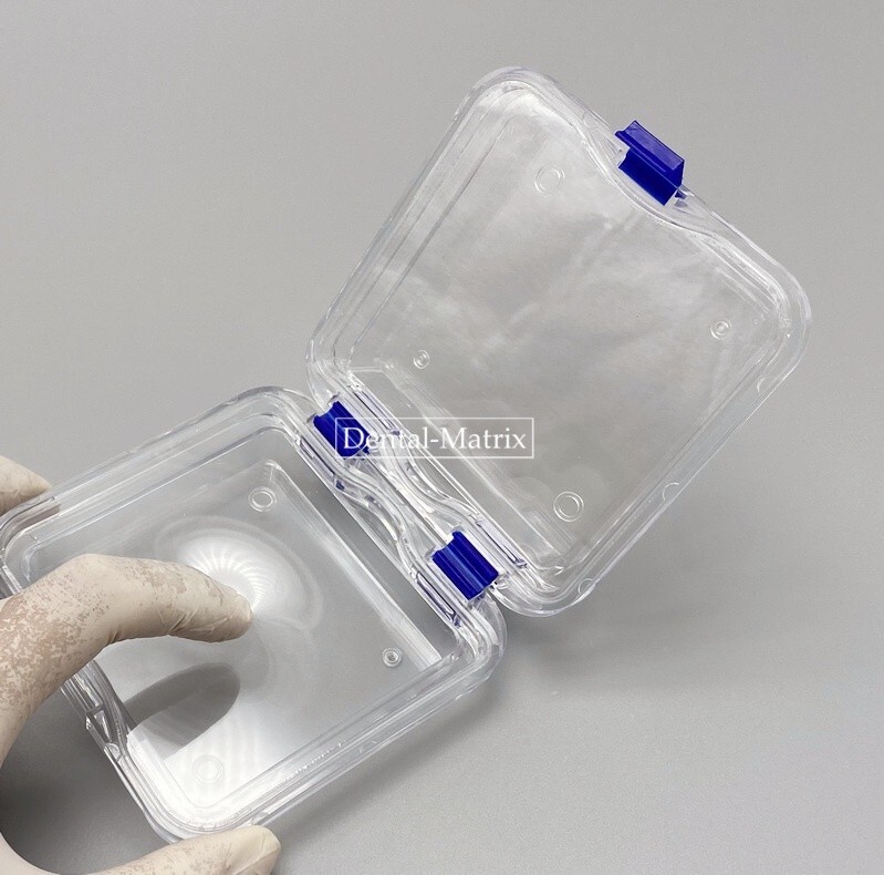 10 Pcs Denture False Teeth Membrane Case Container Hinged Display Box Jewelry