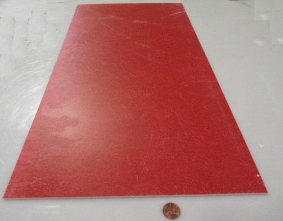 GPO3 Electrical Red Fiberglass Sheet 1/8″ Thick x 12.0″ Wide x 24.0″ Long