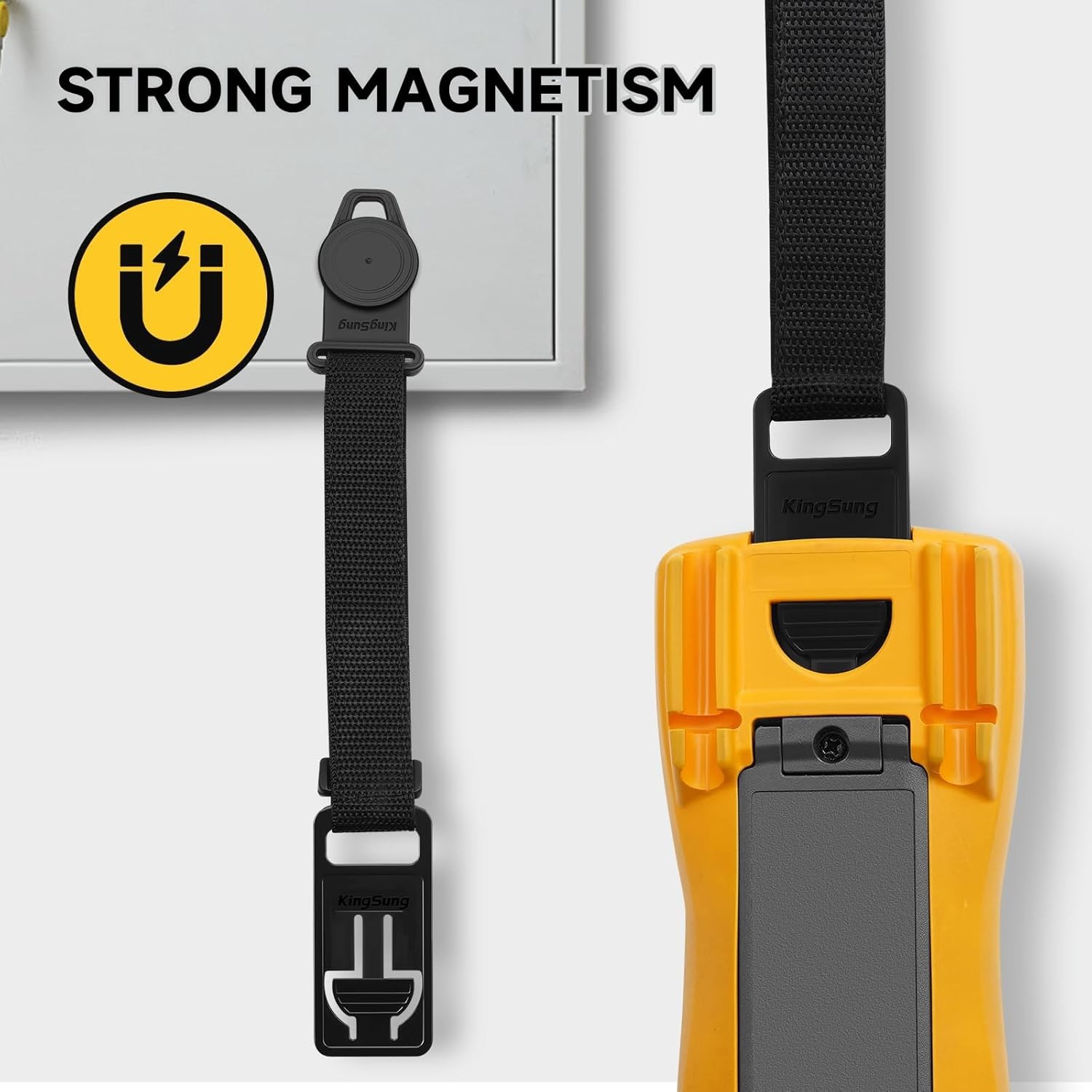 Magnet Hanger Kit for Fluke Multimeter, Instruments Meter Snap Adapter and Ha…