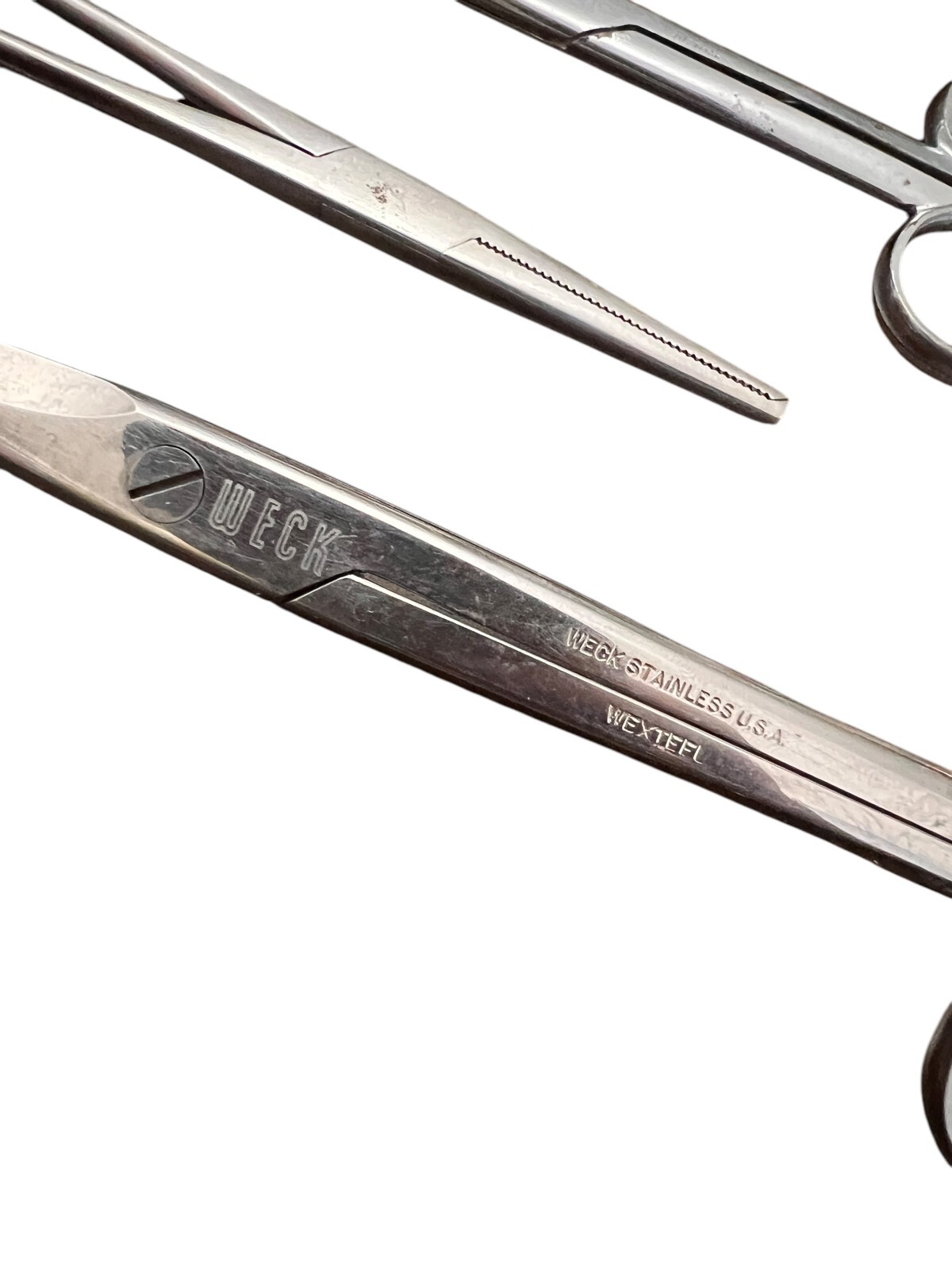 WoW~ lot 3 Surgical Scissors WECK #162 Silco Clamp Dittmer Medical grade