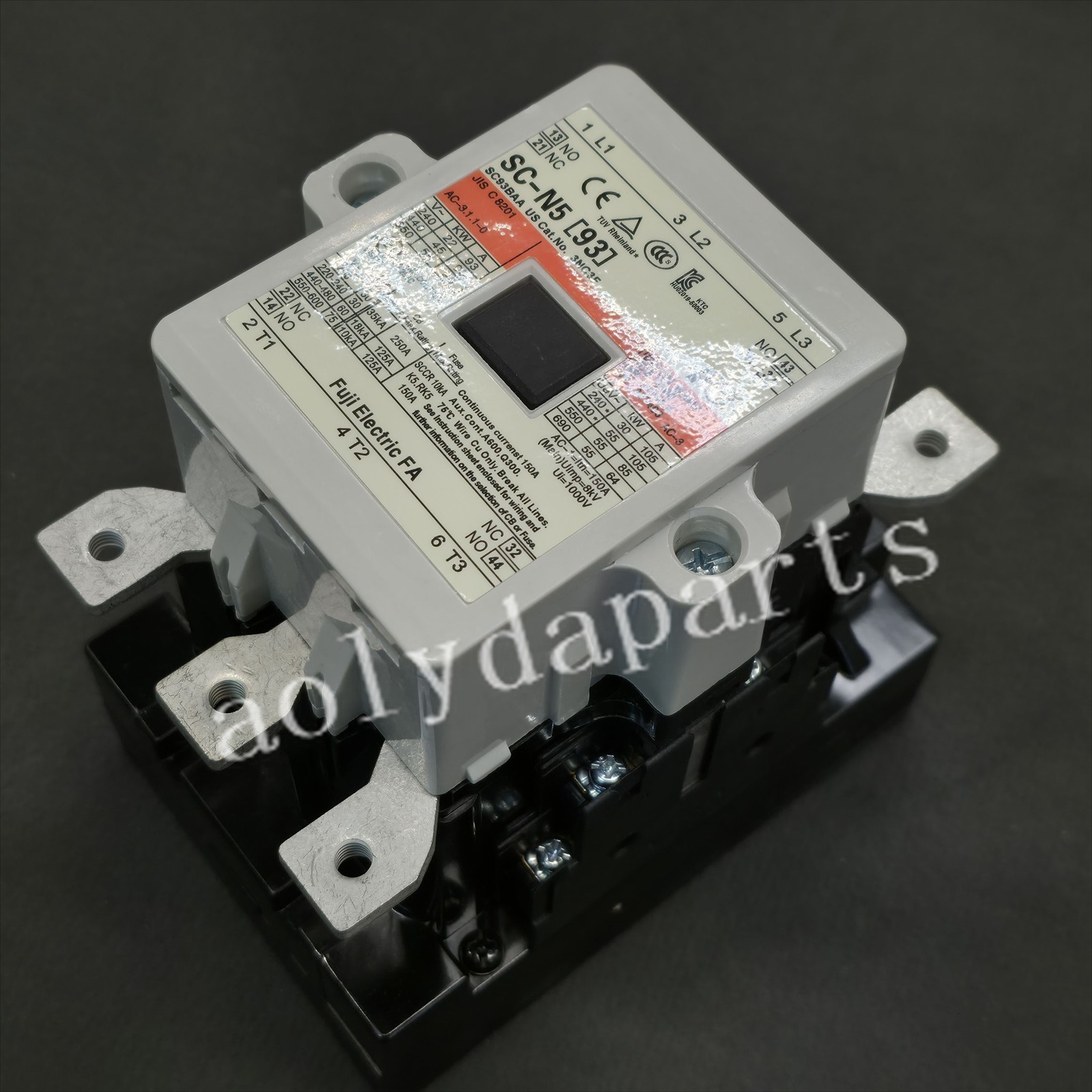 110V 120V AC Magnetic Contactor 3-Pole For Fuji SC-N5 SC-N5(93) Motor Starter