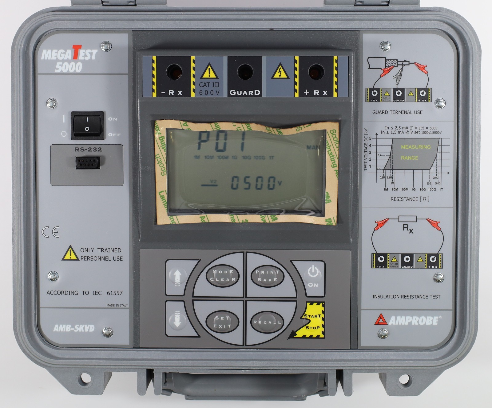 Amprobe Megatest 5000 AMB-5KVD Insulation Resistance Meter