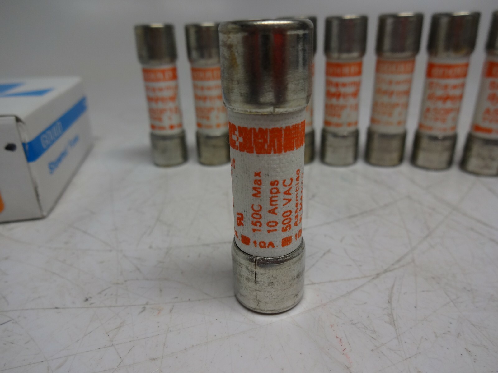 Lot of 10 Gould Shawmut Amp-Trap A50P10-1 A50P10 Type 1 Fuse 10A 500 VAC