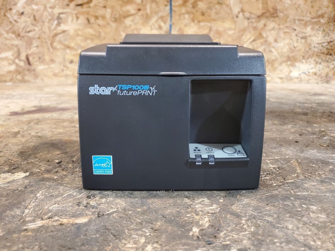 Star Micronics TSP143IIILAN Ethernet (LAN) Thermal Receipt Printer With Cord