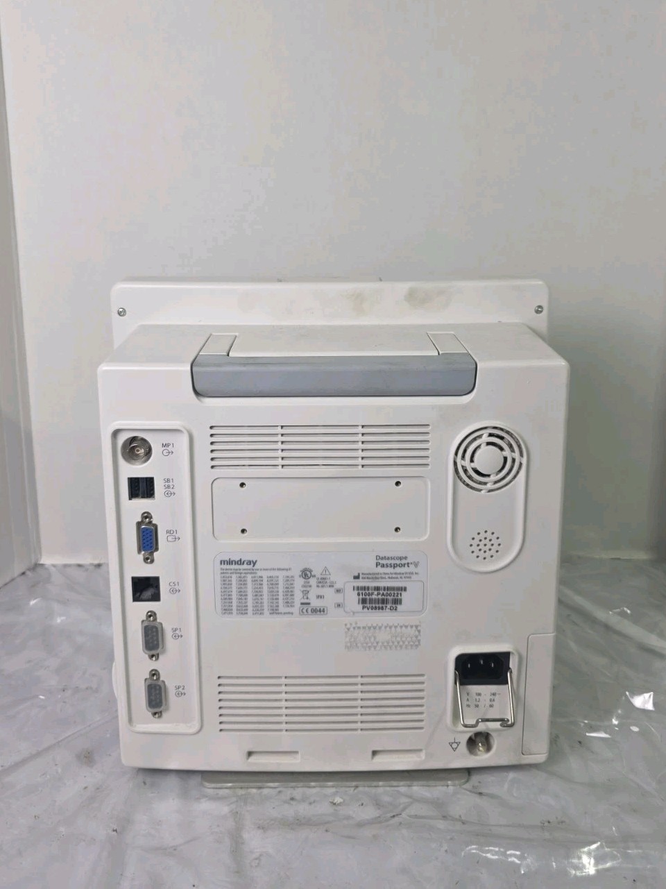 Mindray Datascope Passport V Patient Monitor 6100F-PA00217 ECG NIBP SpO2 Digital
