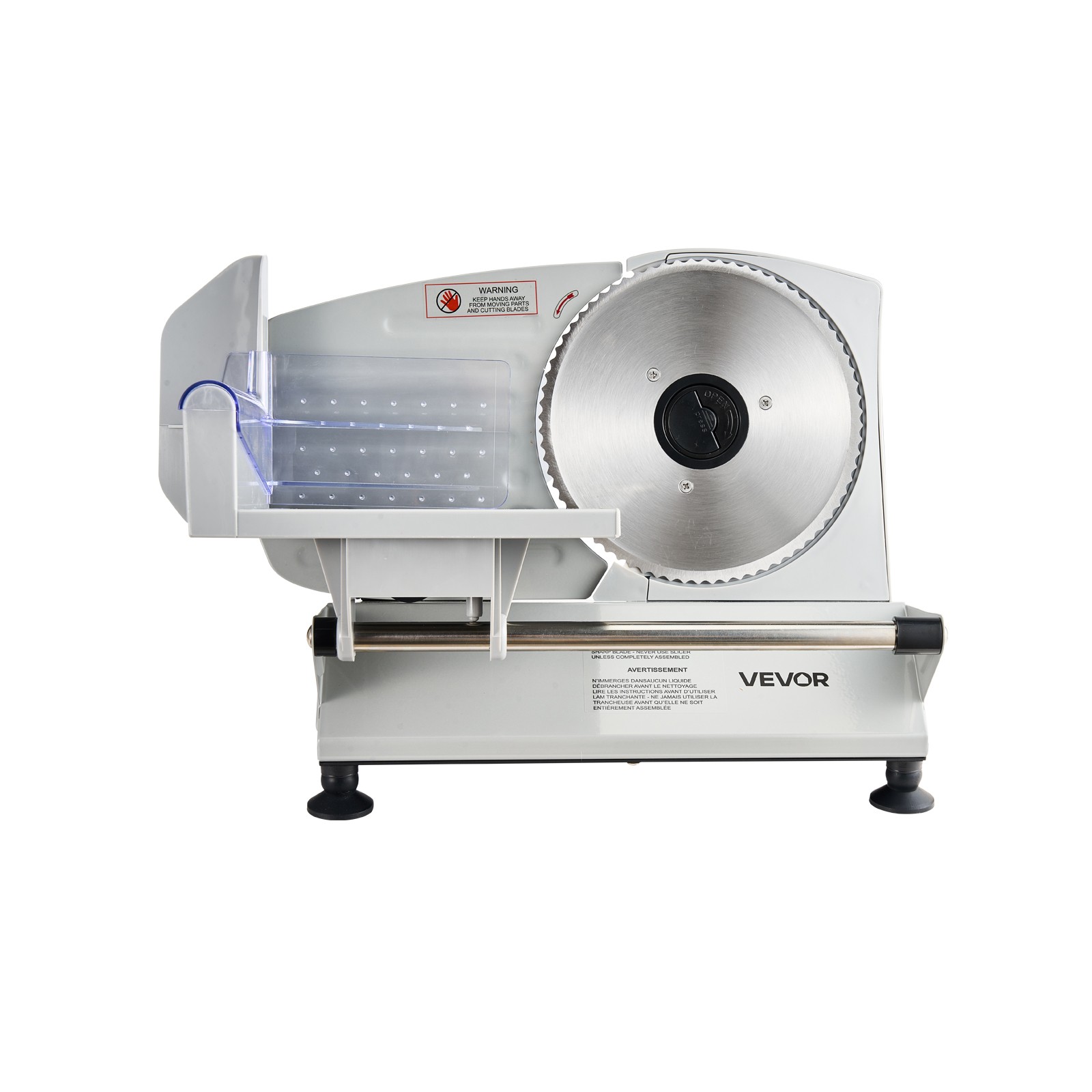 VEVOR Meat Slicer Electric Deli Slicer Machine 150W 6.7 in Sharp Blade for Home