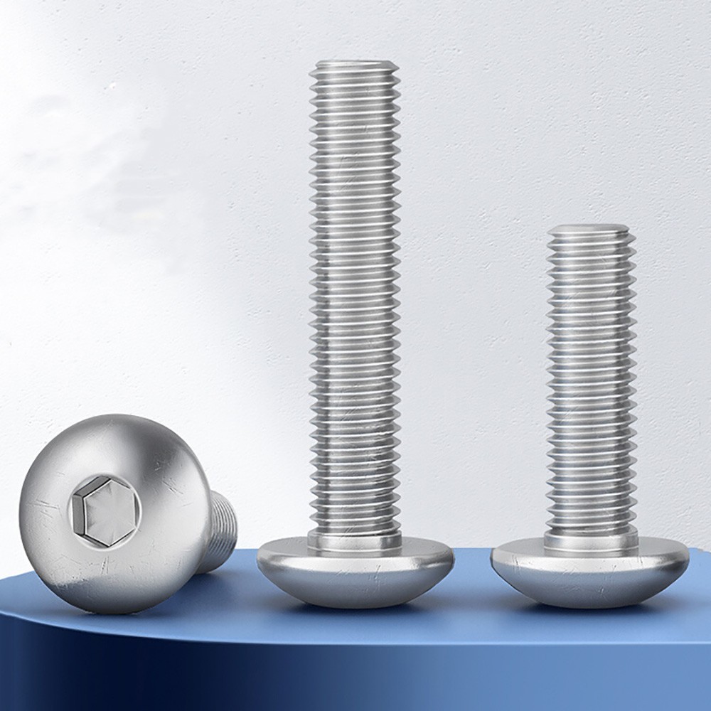 M6-M10 Socket Button Head Screws Dome Allen Bolts Machine Screw Stainless Steel