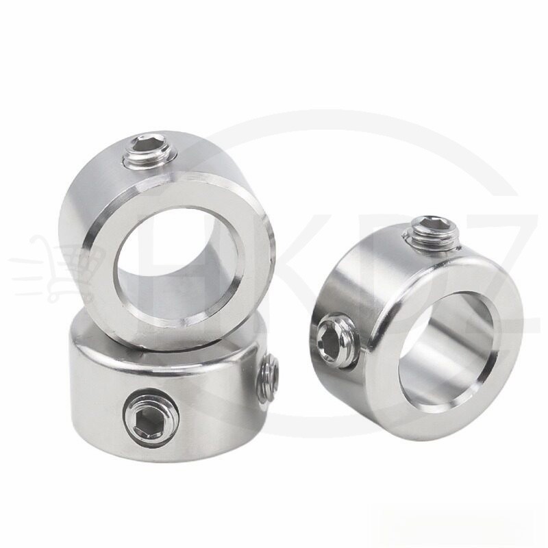 Stainless Steel Shaft Collar Solid Steel Metric Clamp Collars ID 5mm To 50mm