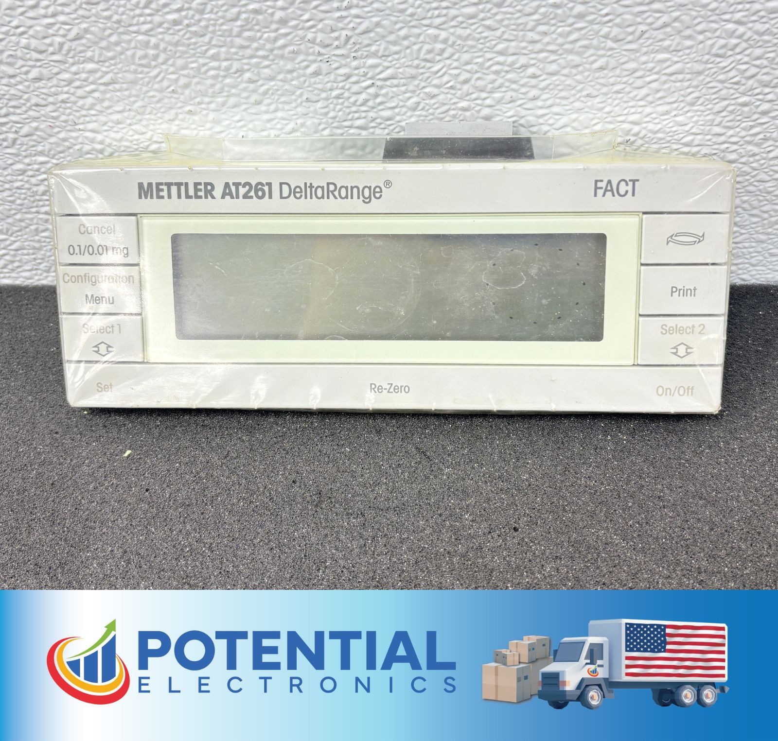 PRE OWNED | Mettler Toledo AT261 DeltaRange Analytical Balance Display Module