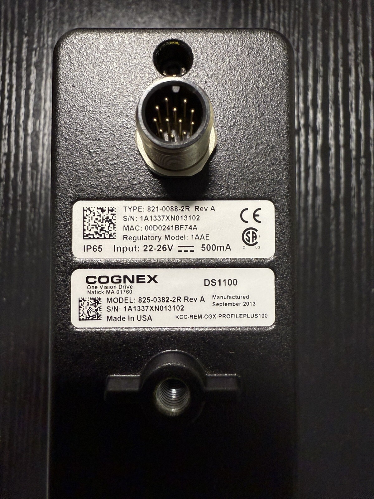 COGNEX 821-0088-2R ProfilePlus Displacement Sensor DS1100
