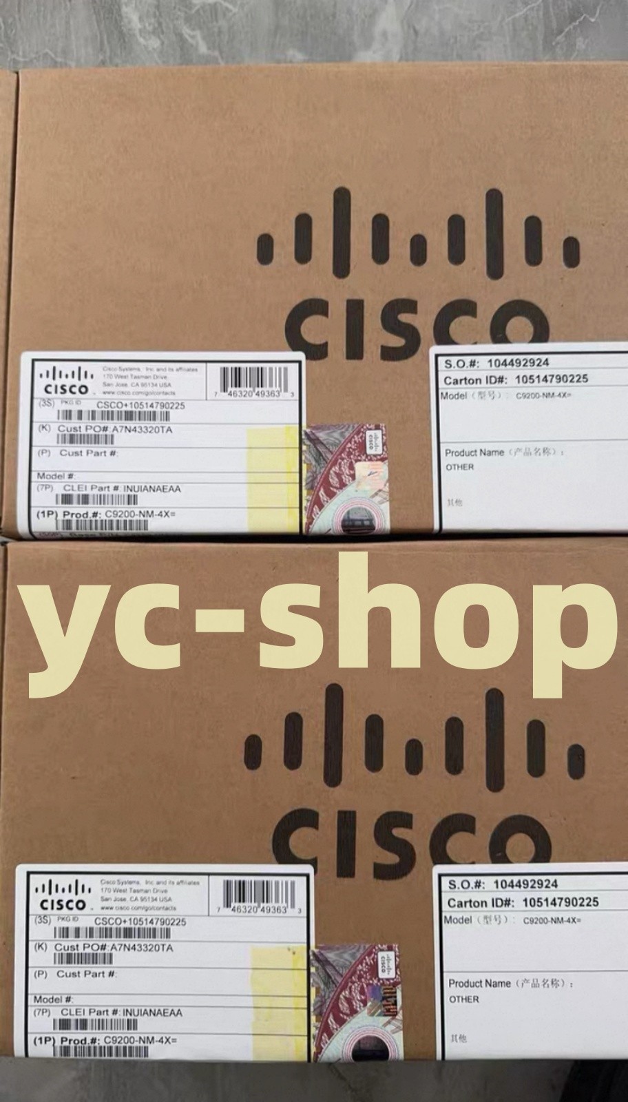 1PCS New Cisco C9200-NM-4X Network module Fast Shipping via FedEx or DHL*c