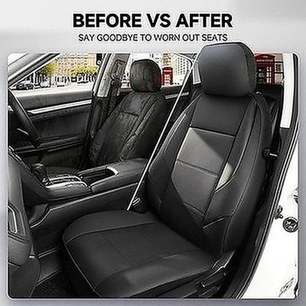 GIANT PANDA Front Seat Covers Toyota Tacoma 2016-2025 Double Crew Cab #R029