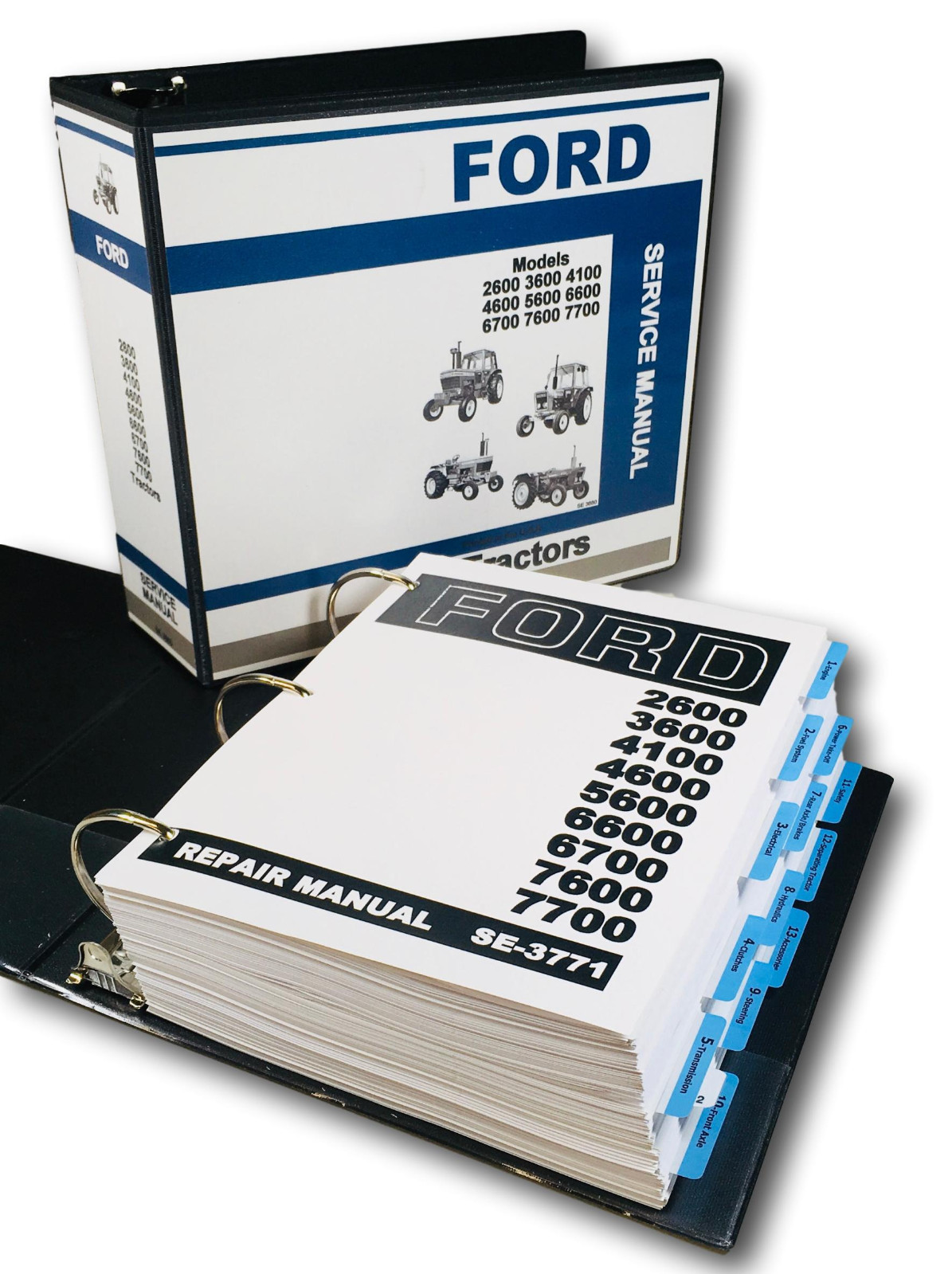Ford Tractor 2600 3600 4100 4600 5600 Service Manual Repair Shop Technical Book