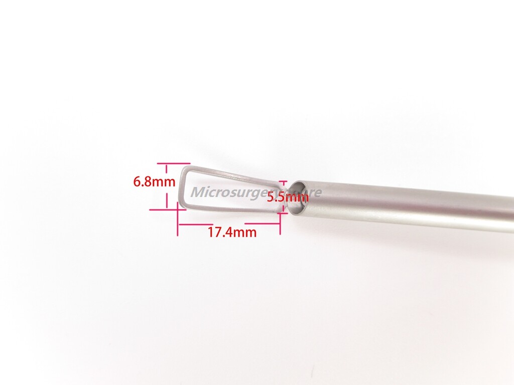4×175 mm 30° Endoscope Sheath Set For Brow Lift Surgery (Upturned) With Hole