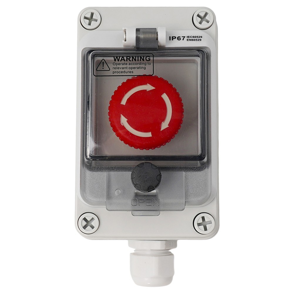 Brand New Button Box Switches Waterproof With Box 130*80*100mm 50mΩ Button