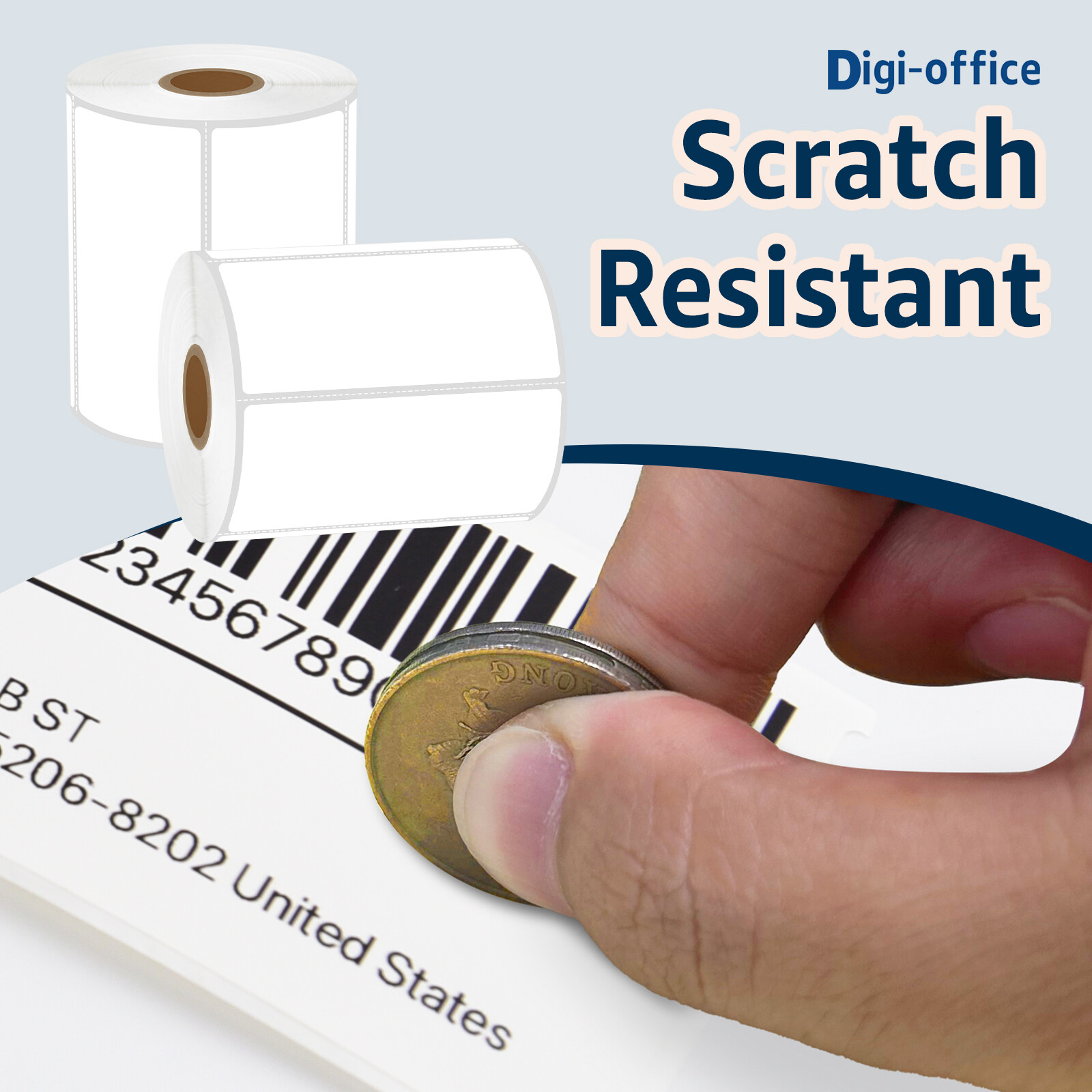 4″x2″ (102 mm x 51 mm) Barcode Shipping & Multipurpose Labels For Zebra & Rollo