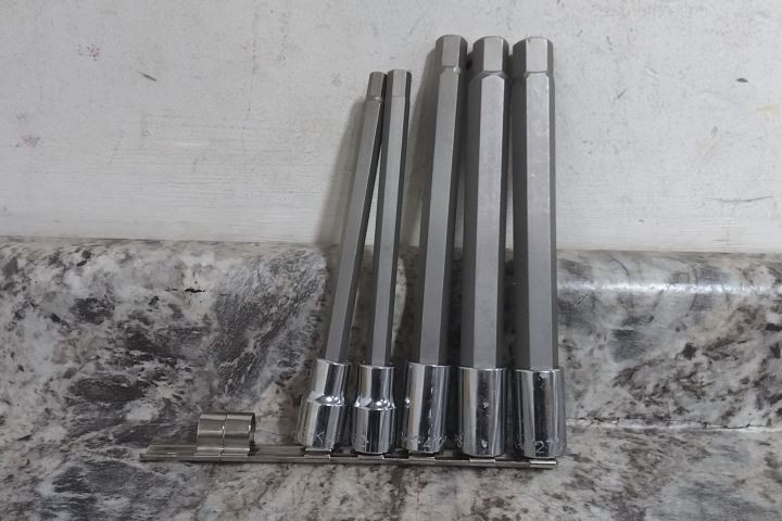 SK Professional Tools 41255 5 Pc 5/16 to 5/8 In Tip Size SAE Socket Bit Set