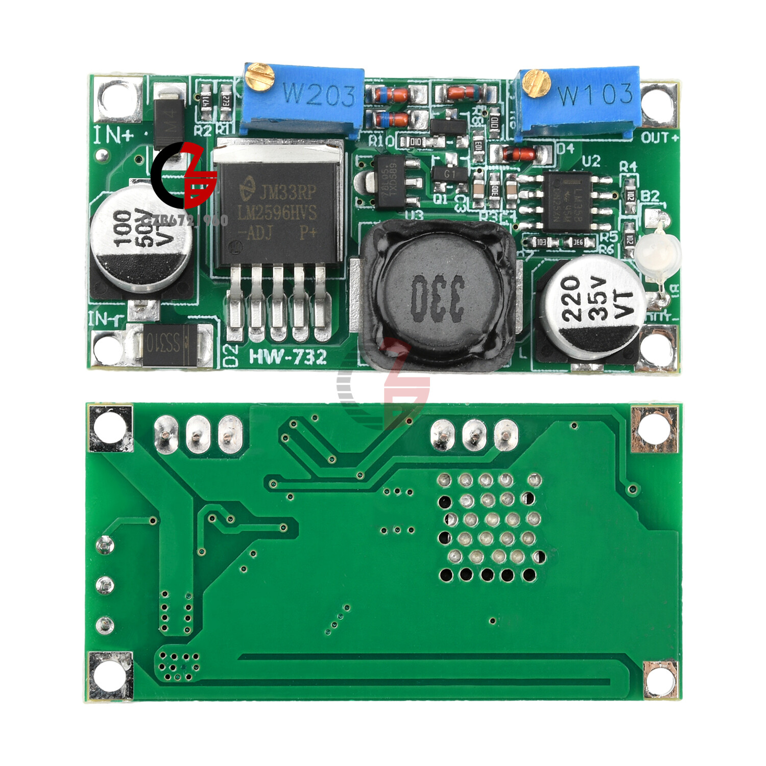DC/DC LM2596 HV S 3A 60V Buck Constant Current/Voltage CC CV Step-Down Module