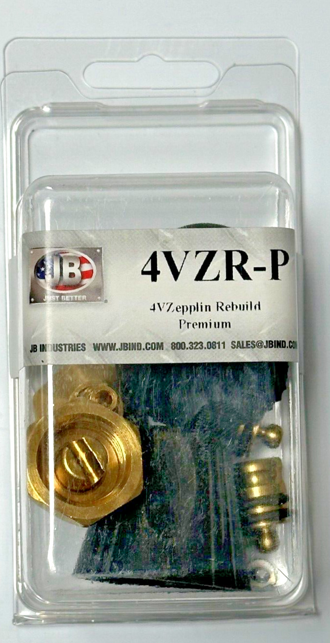 JB Industries Zeppelin Aluminum 4 Valve Premium Rebuild Kit, Good For Two Valves