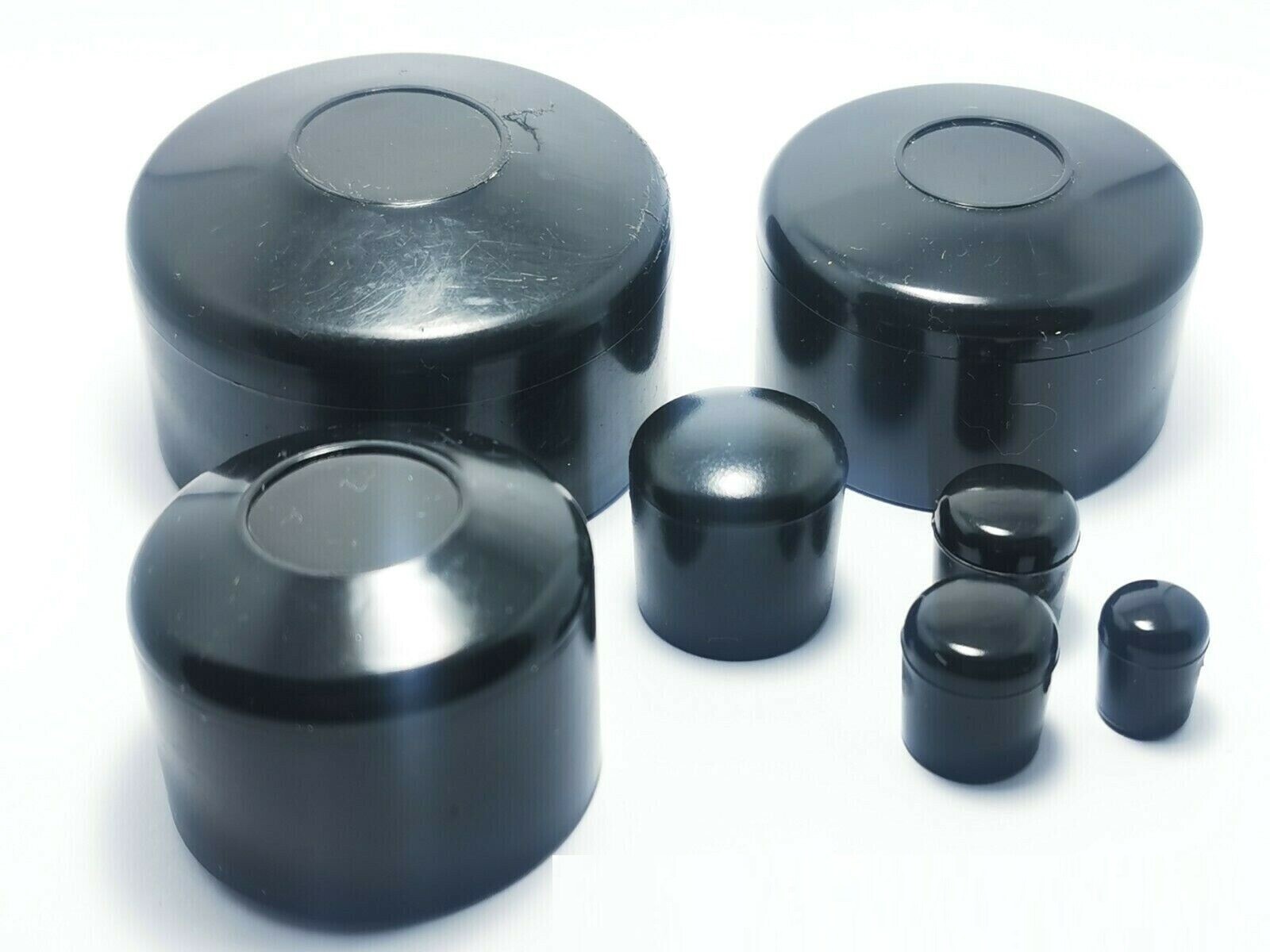 Round Rubber End Cap Black,Caps Tube Pipe, Rubber Blanking Stopper ID 6mm~76mm