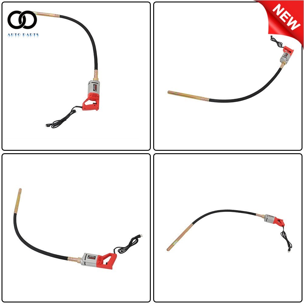 Power Concrete Vibrator Concrete Vibrabrater with 1.5m Copper Shaft 110V 1300W