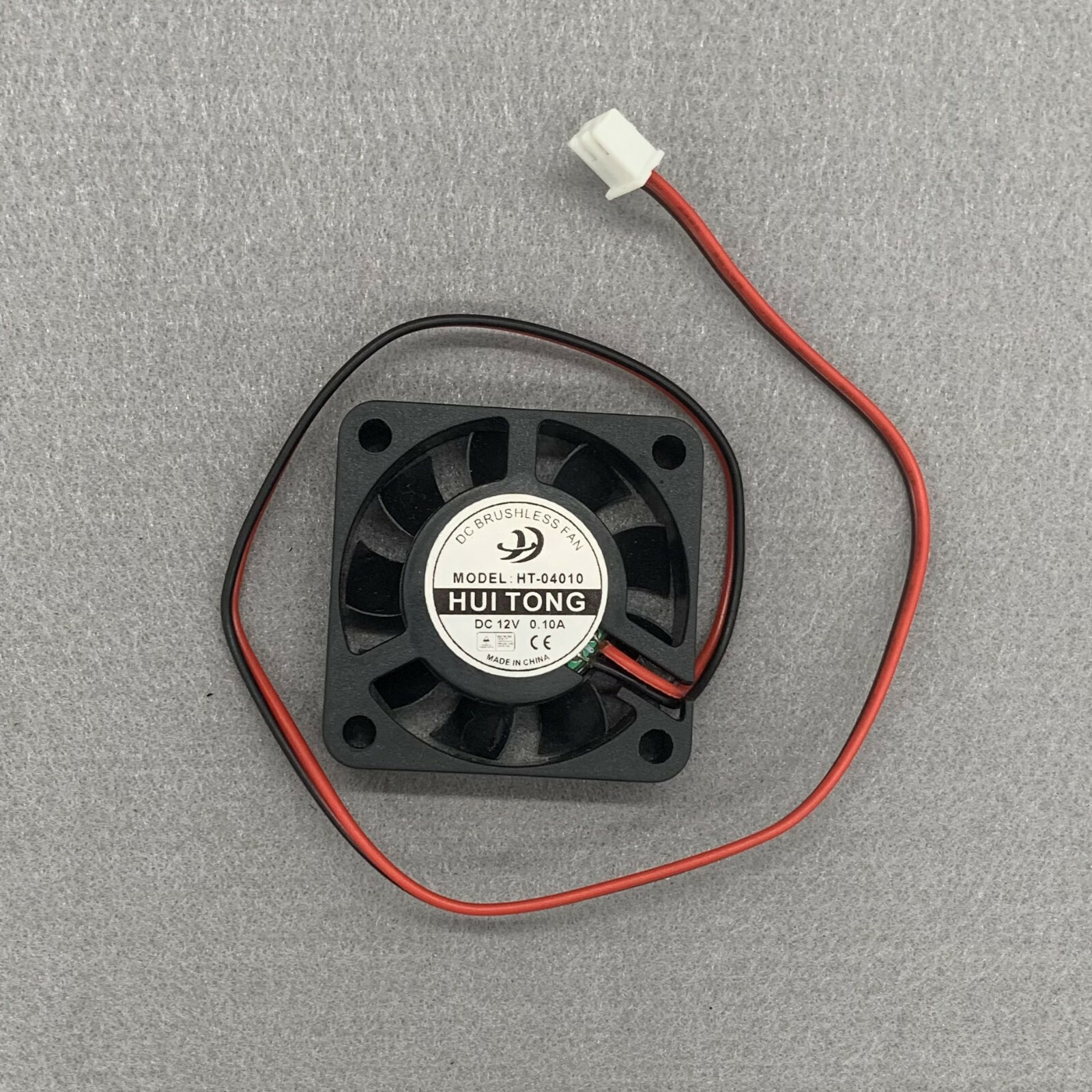 New HUI TONG HT-04010D12M HT04010D12M Cooling Fan 12V 0.08A 4CM 2-wire USA Fast