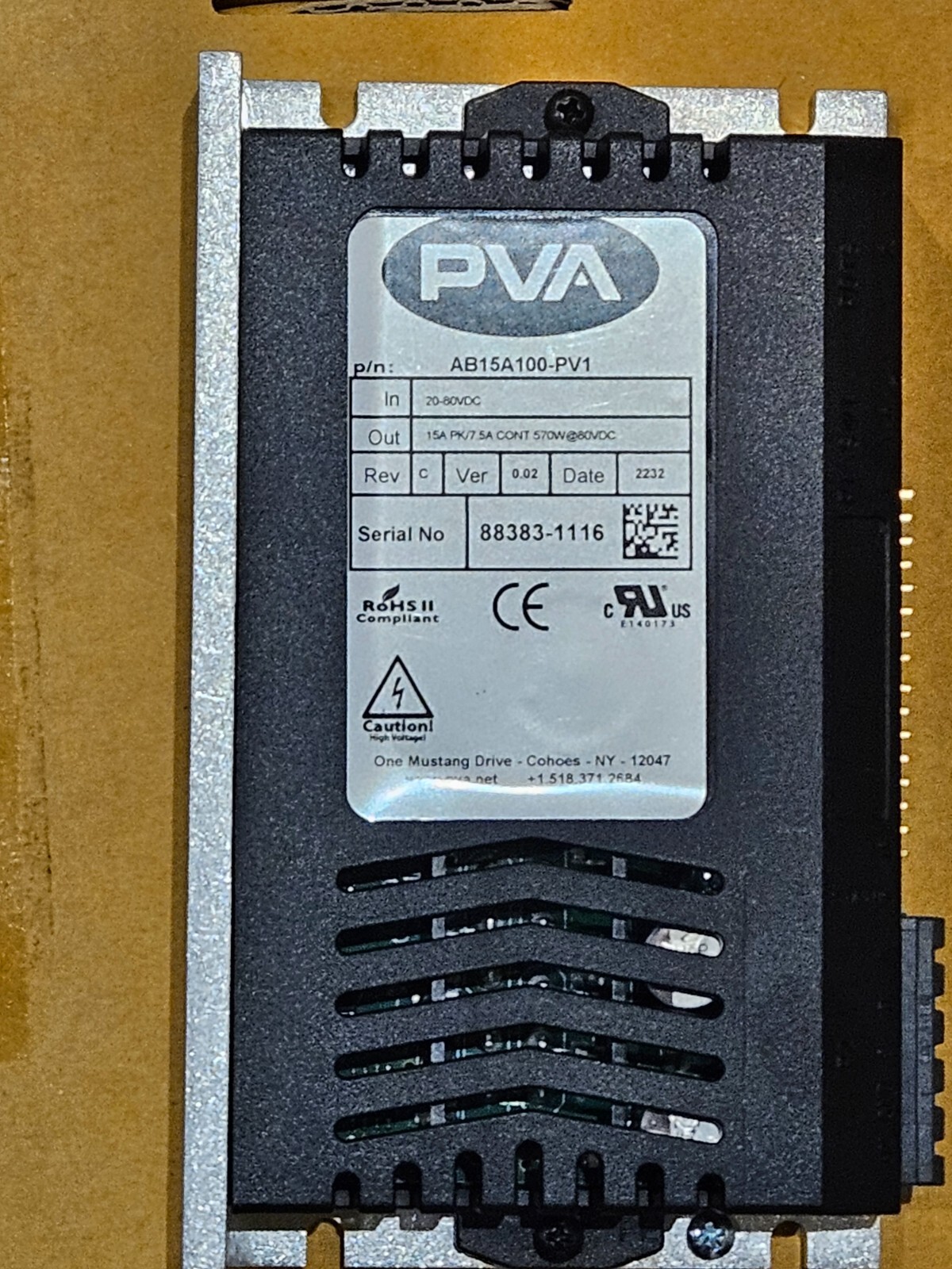 Servo motor control AB15A100-PV1