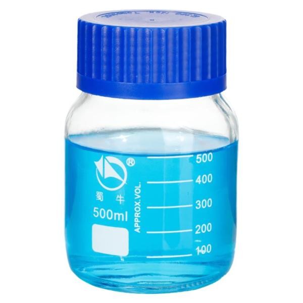 Lab Essentials: Temperature Resistant 250ml-5000ml Reagent Bottles w/ GL80 Cap