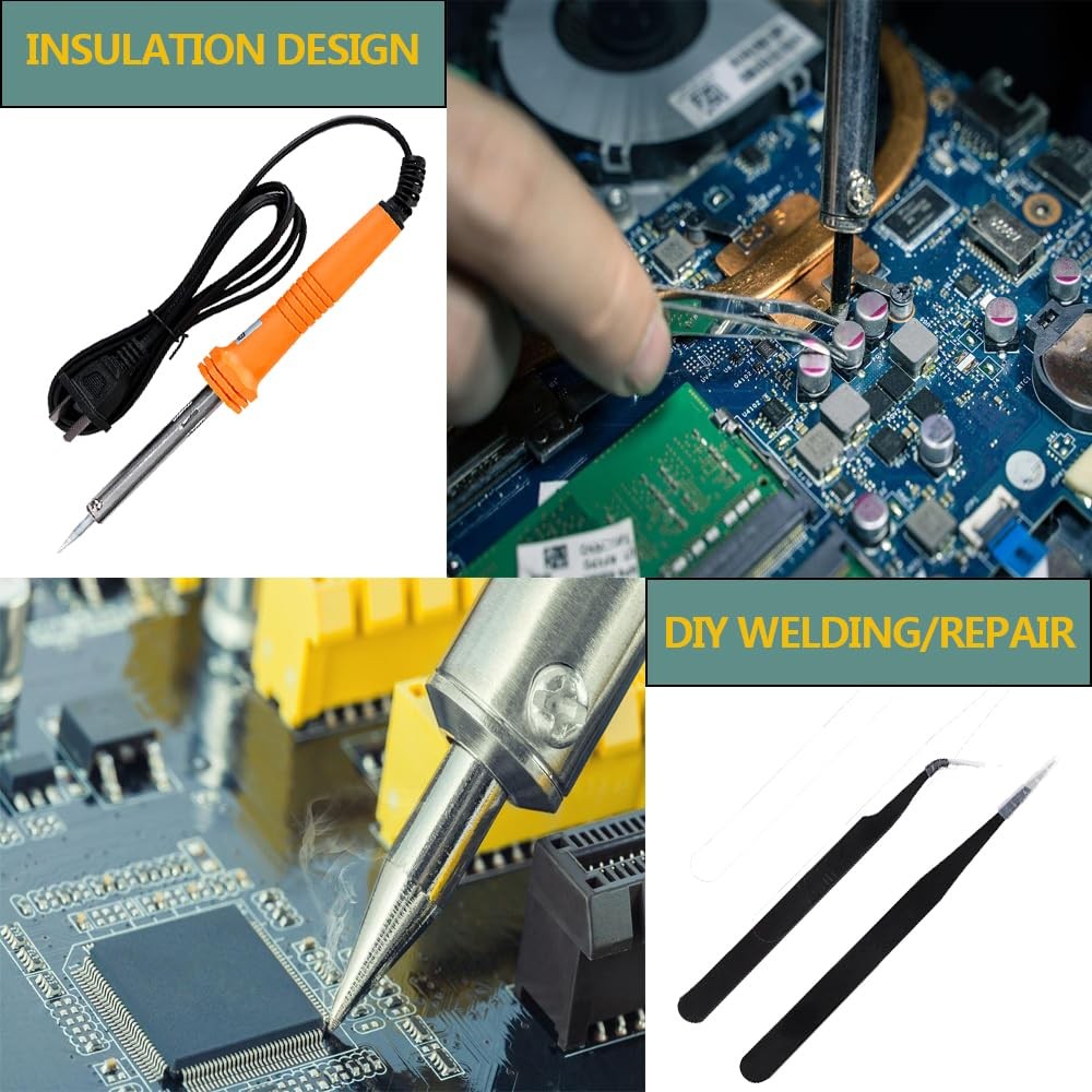 LEATBUY Network Crimp Tool Kit for RJ45/RJ11/RJ12/CAT5/CAT6/Cat5e/8P