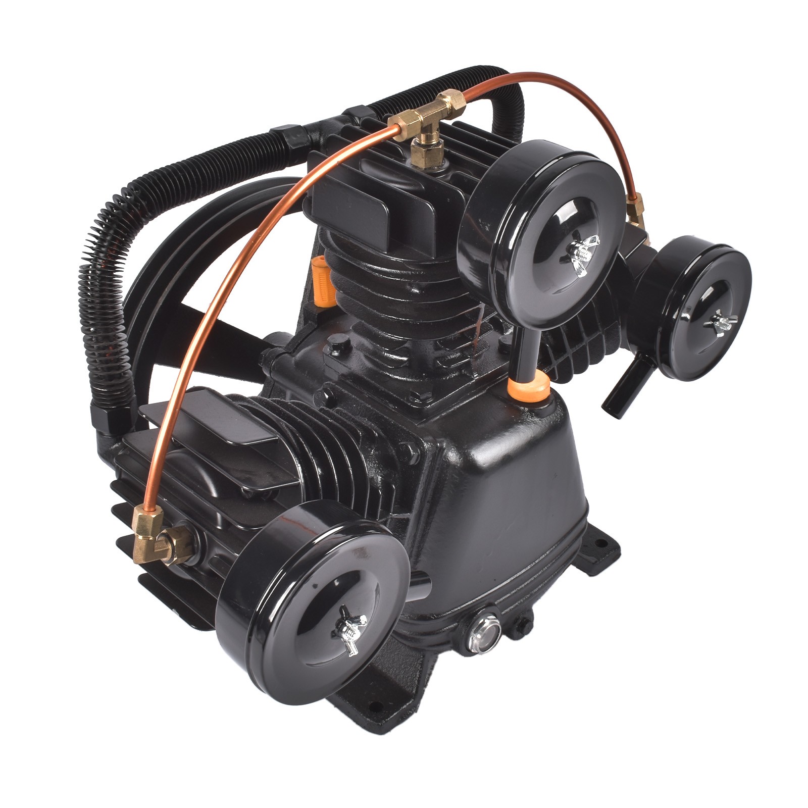 New Air Compressor Pump Single Stage 3-Cylinder 14-22 SCFM 650-1000 RPM PUK-65
