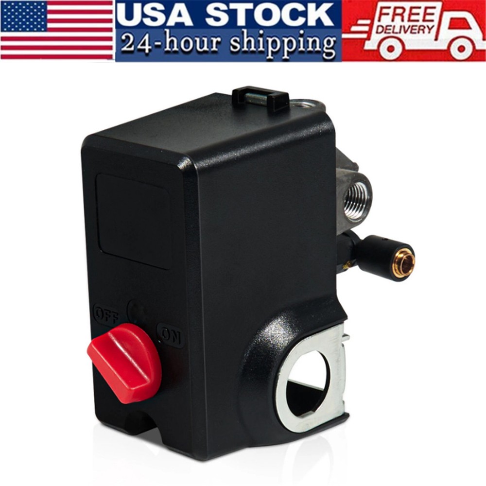 New 4‑port Air Compressor Pressure Switch 120V 240V For Campbell Hausfeld Kobalt