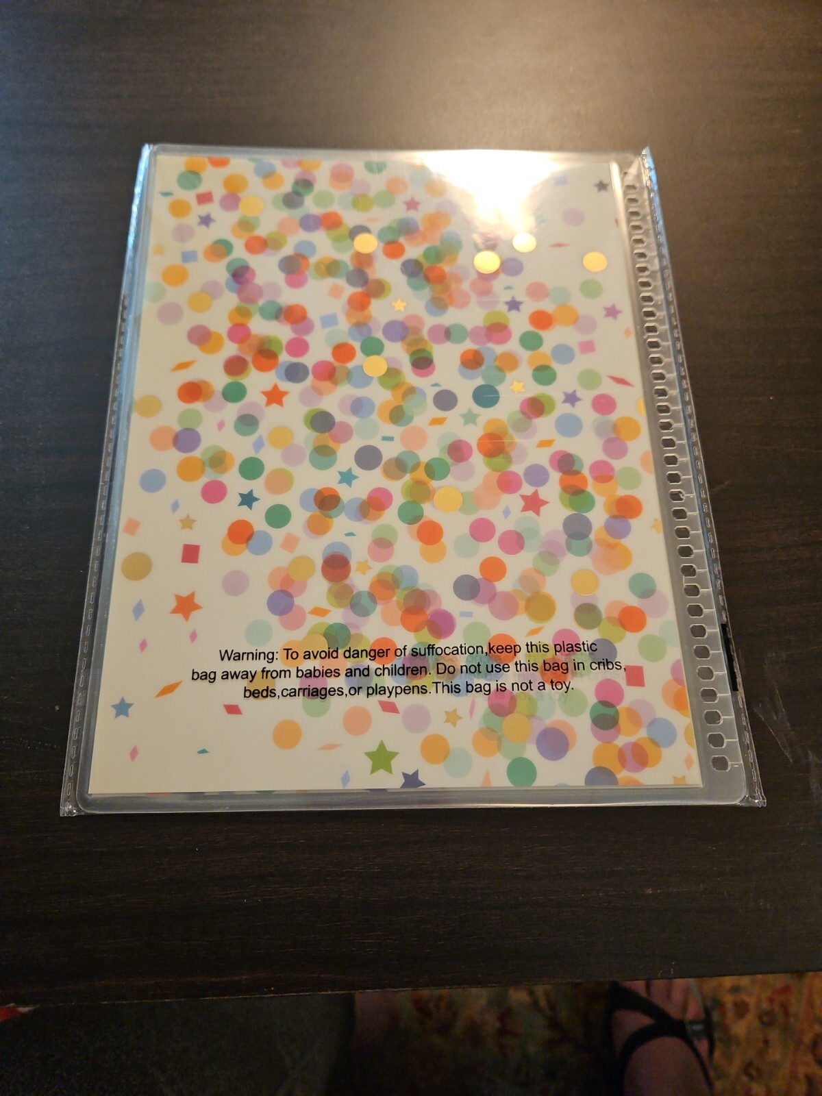 Erin Condren Interchangable Planner Covers 7″ x 9″ Confetti Design