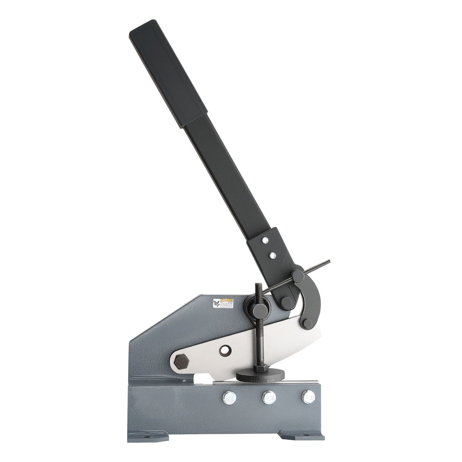 Manual 6in Sheet Metal Shear for Steel Copper Aluminum, 5.12in Cut