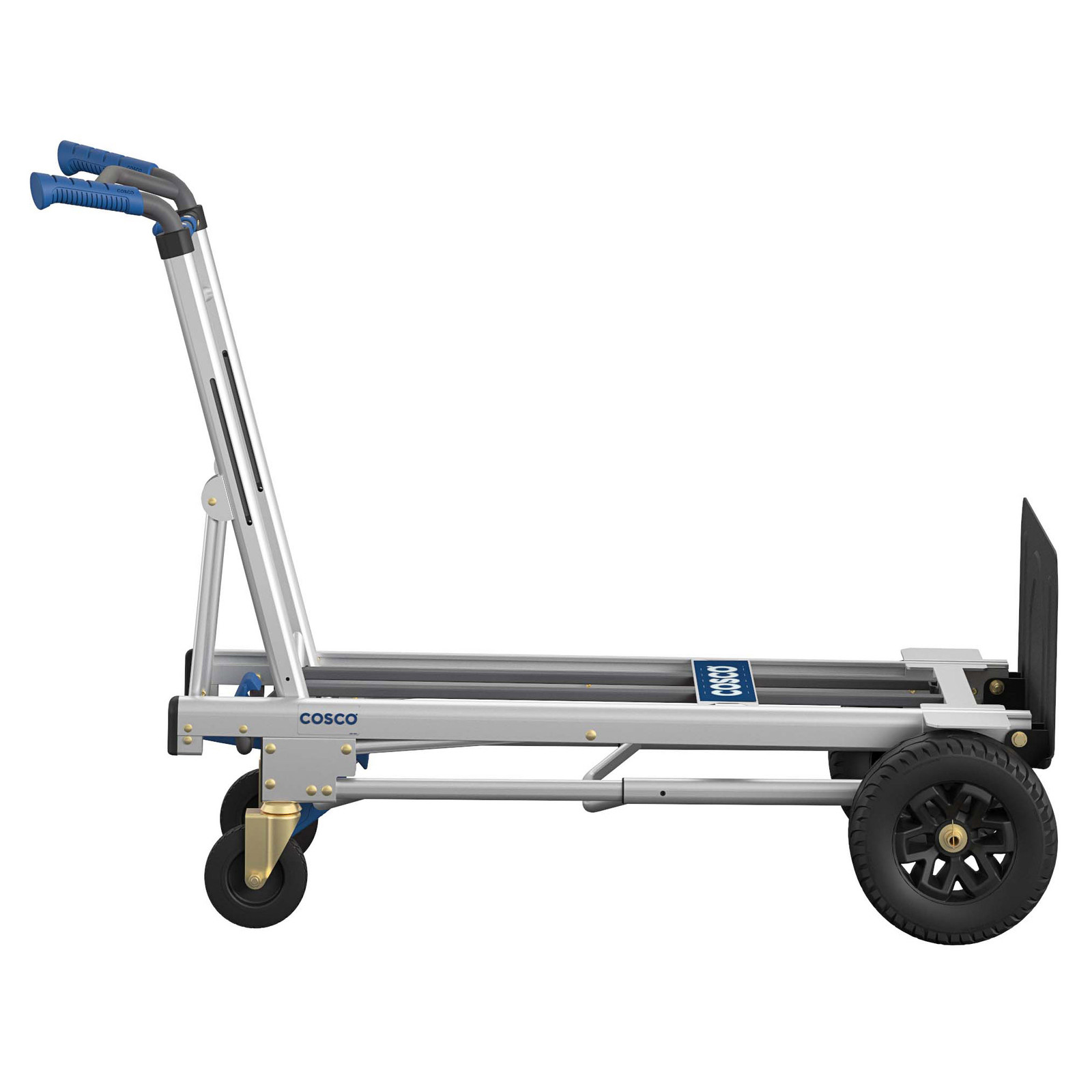 COSCO 5-in-1 Convertible Hand Truck, Position Extendable Handle, Aluminum, NEW
