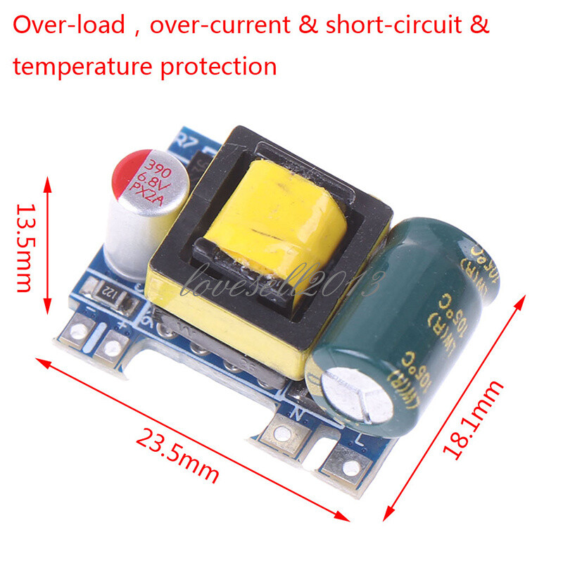AC-DC 110V 120V 220V 230V To 5V 12V Converter Board Module Power Supply Mini
